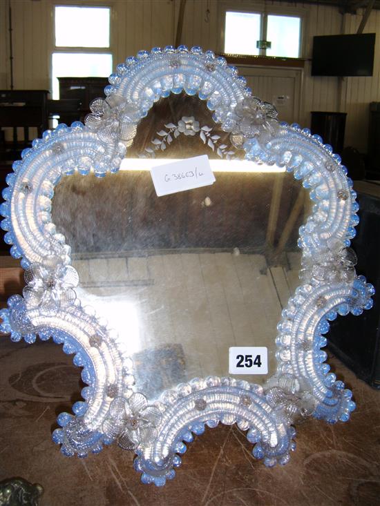 Venetian glass mirror